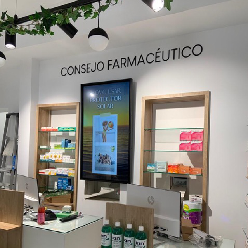 Terminal TPV táctil para gestión de farmacias en Madrid